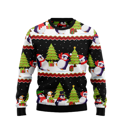 Lovely Penguin Ugly Christmas Sweater For Men & Women Christmas Gift Sweater US1524 - WeCustomit