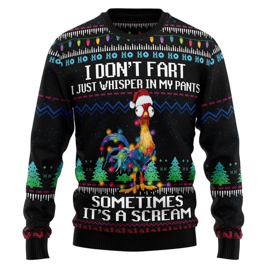 It‘s Scream Chicken Ugly Christmas Sweater For Men & Women Christmas Gift Sweater US3298 - WeCustomit