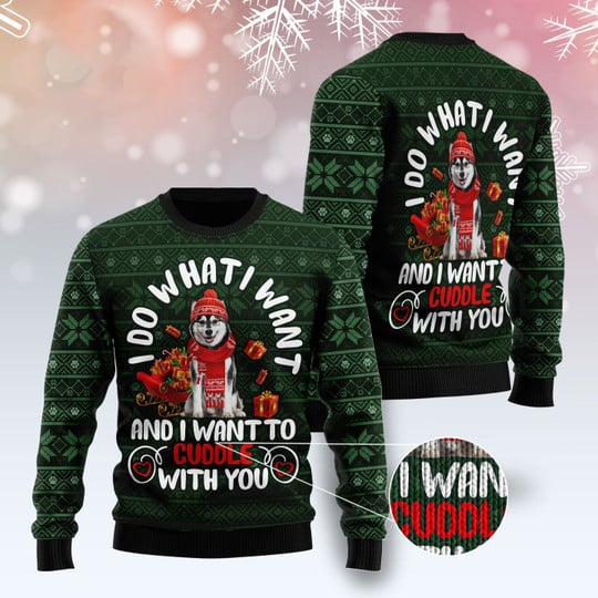 I Want Dog Ugly Christmas Sweater For Men & Women Christmas Gift Sweater US3289 - WeCustomit