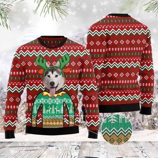 Dog Lover Ugly Christmas Sweater For Men & Women Christmas Gift Sweater US3265 - WeCustomit