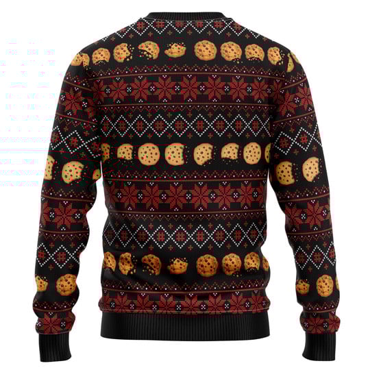 Just Here For The Cookies Ugly Christmas Sweater For Men & Women Christmas Gift Sweater US3285 - WeCustomit