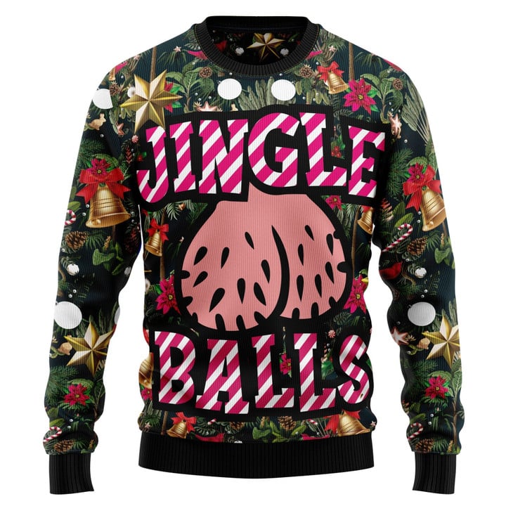 Jingle Balls Ugly Christmas Sweater For Men & Women Christmas Gift Sweater US3001 - WeCustomit