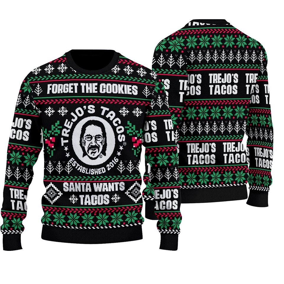 Tre-jo's Ta-cos Ugly Christmas Sweater For Men & Women Christmas Gift Sweater PT911 - WeCustomit