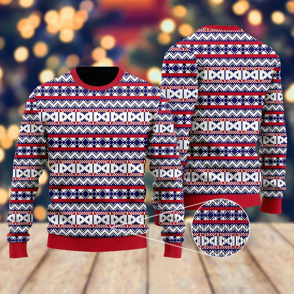 Vintage Knit Style Ugly Christmas Sweater For Men & Women Christmas Gift Sweater US1826 - WeCustomit