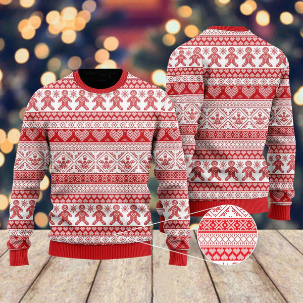 This Is My Red Old Here Ugly Christmas Sweater For Men & Women Christmas Gift Sweater US2257 - WeCustomit