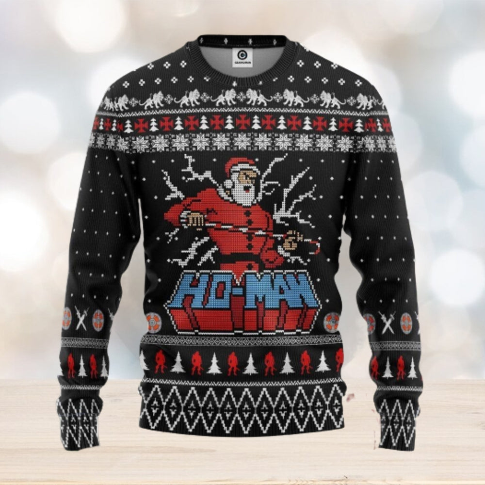 Santa Claus Ugly Christmas Sweater For Men & Women Christmas Gift Sweater US2739 - WeCustomit