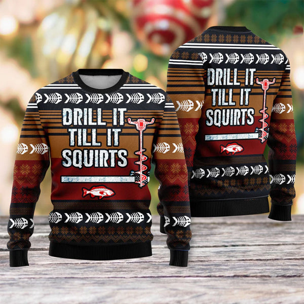 Drill It Ugly Christmas Sweater For Men & Women Christmas Gift Sweater US2374 - WeCustomit