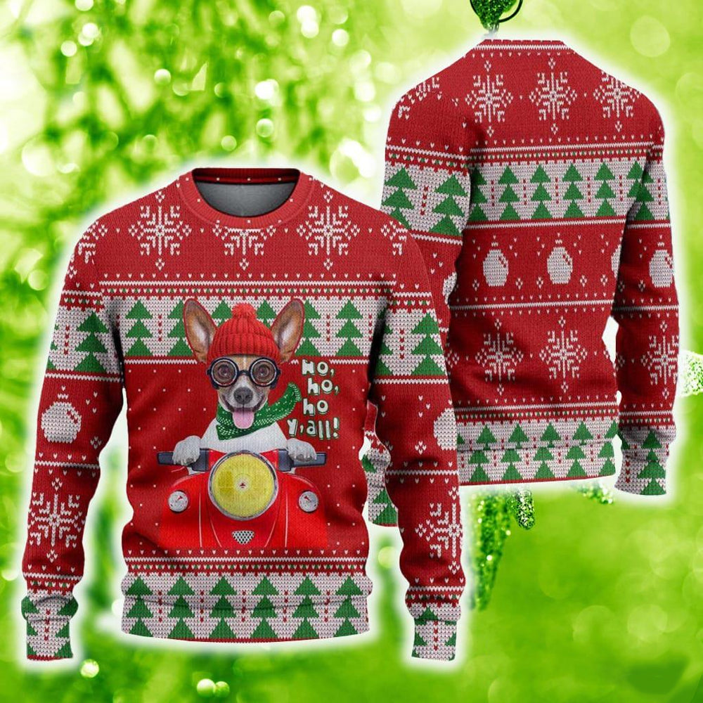 Hohoho Yall Ugly Christmas Sweater For Men & Women Christmas Gift Sweater US2741 - WeCustomit