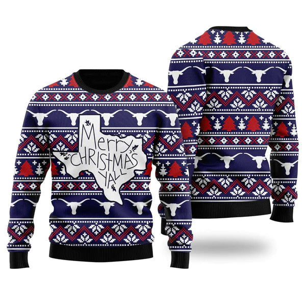Merry Christmas Ugly Christmas Sweater For Men & Women Christmas Gift Sweater US1056 - WeCustomit