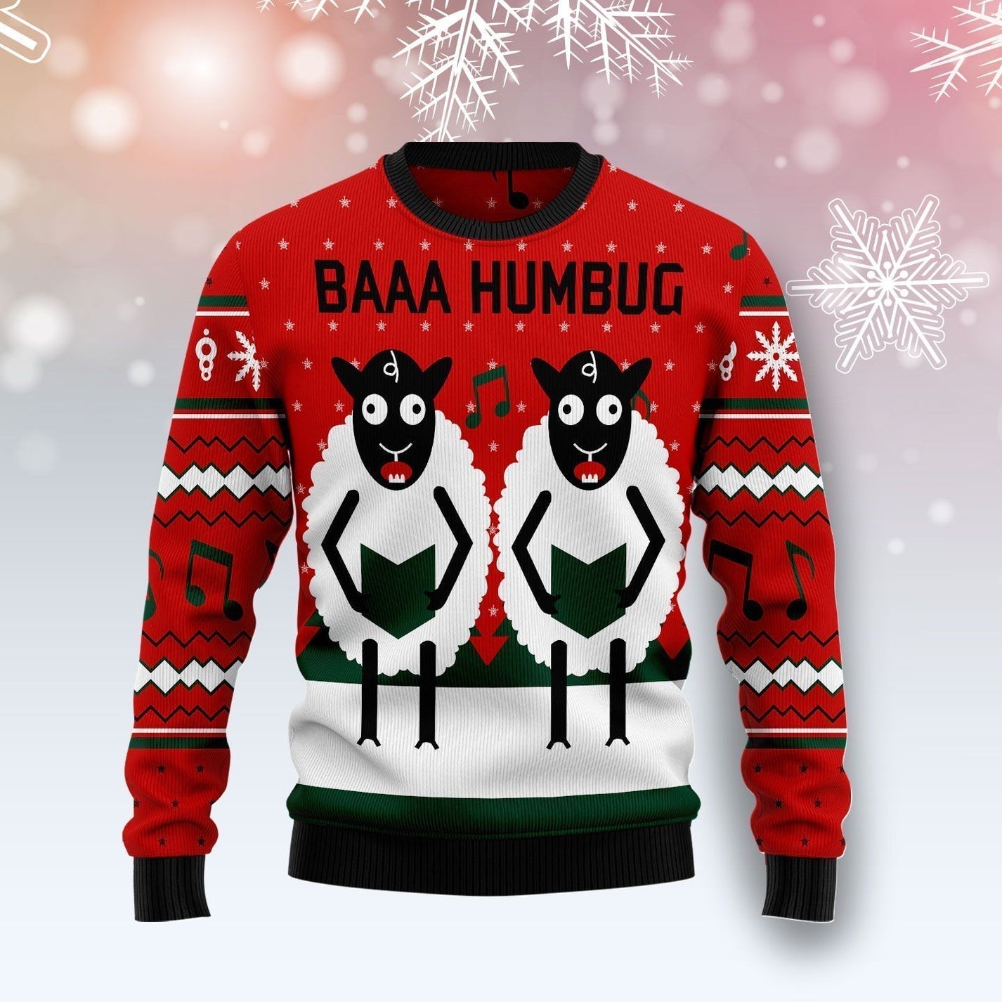 Sheep Lalala Ugly Christmas Sweater For Men & Women Christmas Gift Sweater US1540 - WeCustomit