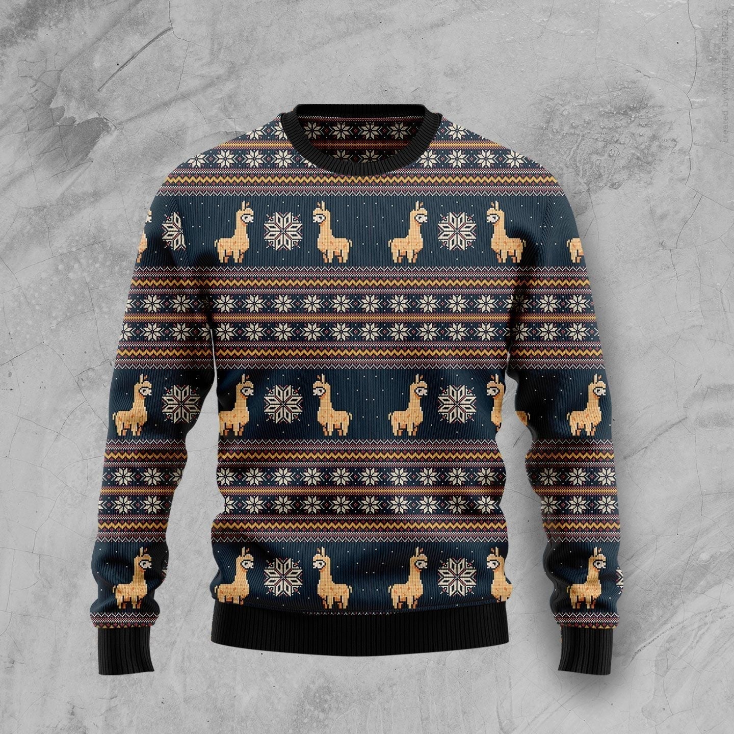 Amazing Llama Ugly Christmas Sweater For Men & Women Christmas Gift Sweater US1936 - WeCustomit