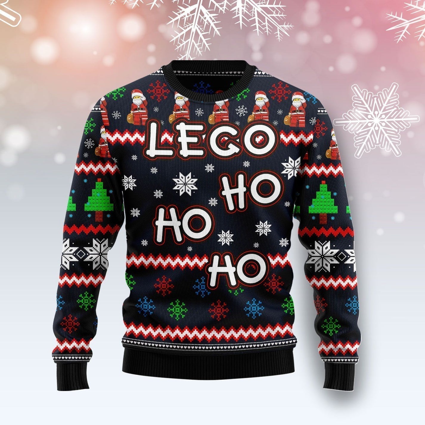 Lego Hohoho Ugly Christmas Sweater For Men & Women Christmas Gift Sweater US3142 - WeCustomit