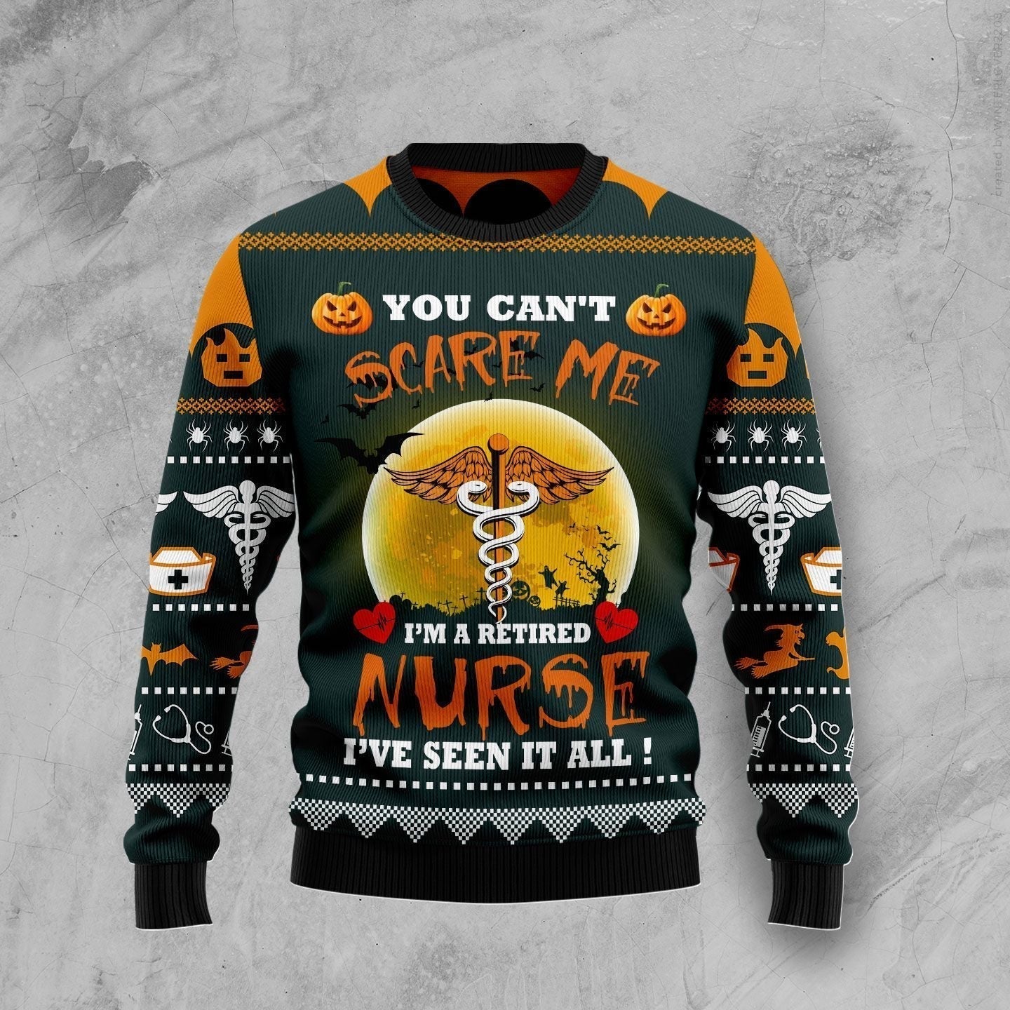 Nurse Ugly Halloween Sweater For Men & Women Halloween Gift Sweater US1019 - WeCustomit