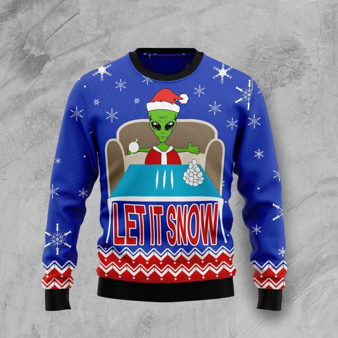 Let It Snow Ugly Christmas Sweater For Men & Women Christmas Gift Sweater US3112 - WeCustomit