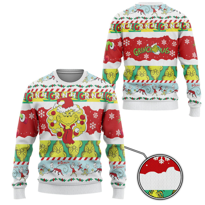 The Funny Character With Santa Hat Ugly Christmas Sweater For Men & Women Christmas Gift Sweater BH670 - WeCustomit