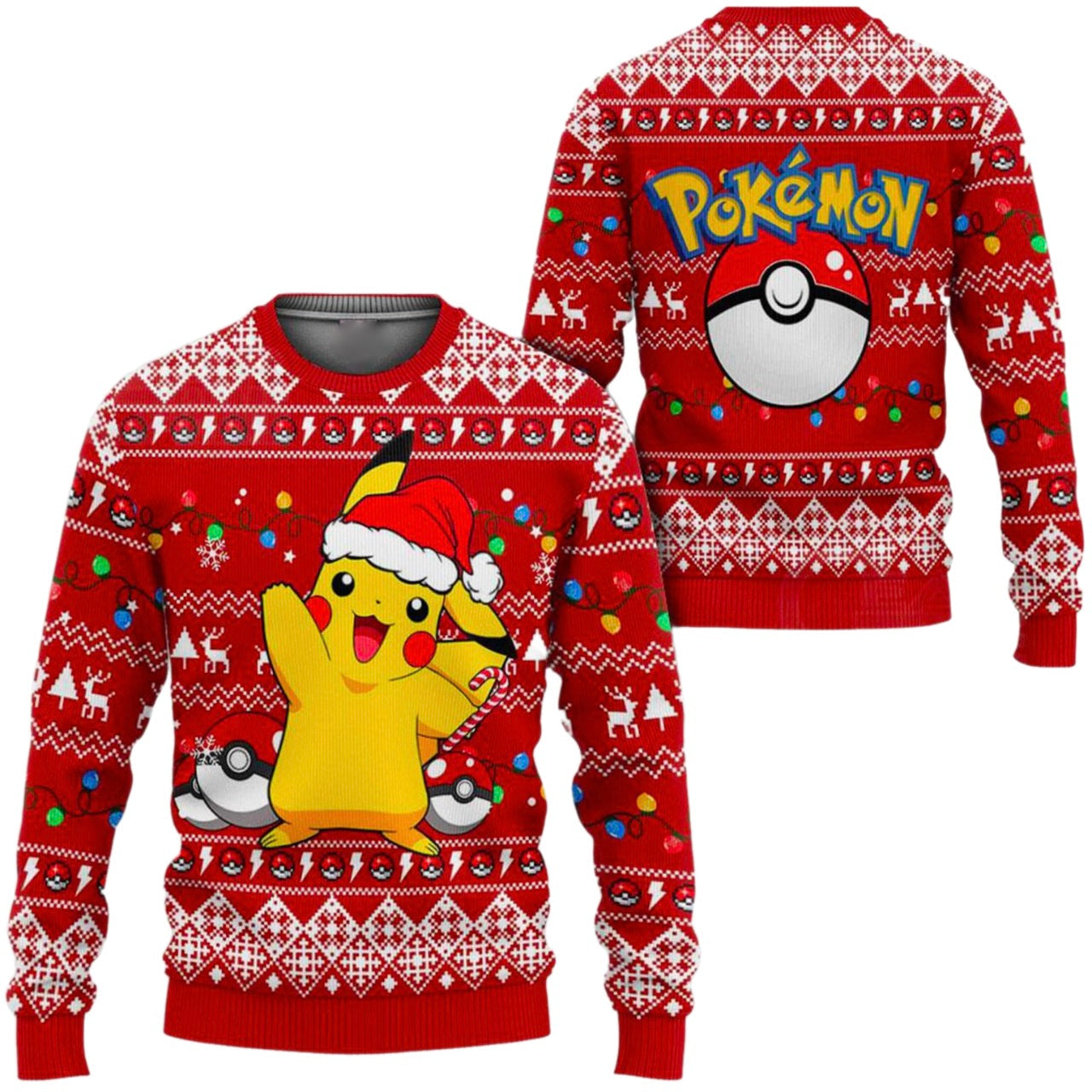 Cute PKM Xmas Ugly Christmas Sweater For Men & Women Christmas Gift Thanksgiving Sweater US4375 - WeCustomit
