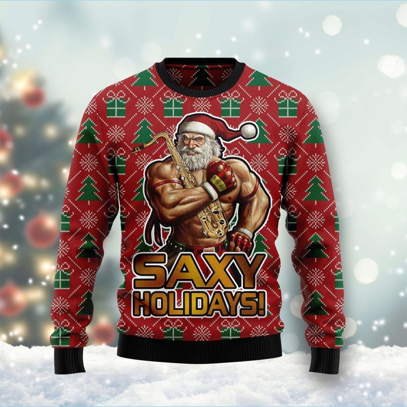 Saxy Holidays Ugly Christmas Sweater For Men & Women Christmas Gift Sweater US1564 - WeCustomit