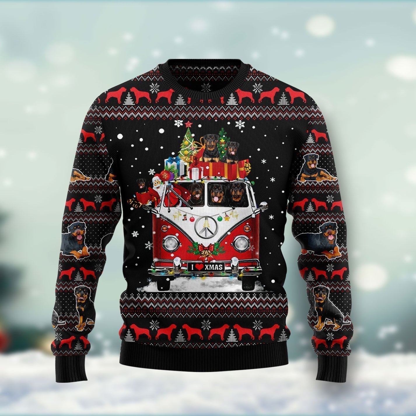 I Love Xmas Ugly Sweater For Men & Women Christmas Gift Sweater US2893 - WeCustomit