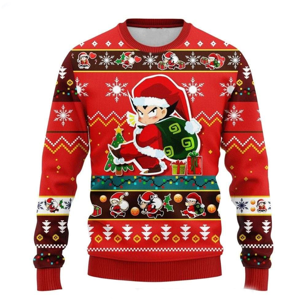 Vegeta Dragon Ball Z Ugly Christmas Sweater For Men & Women Christmas Gift Sweater US4144 - WeCustomit