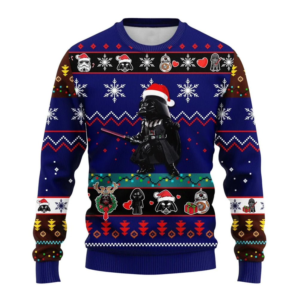Trooper Da.rth Va.der Ugly Christmas Sweater For Men & Women Christmas Gift Sweater US3880 - WeCustomit