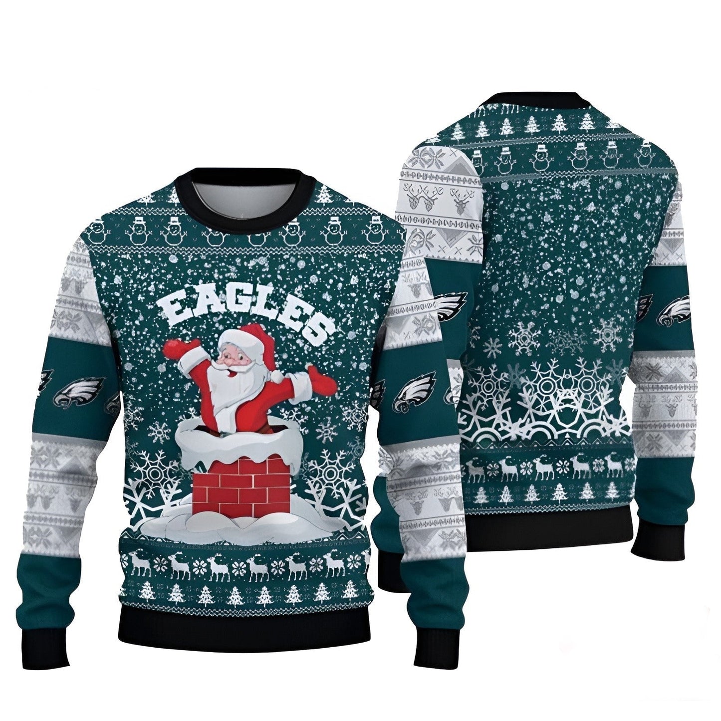 Santa Claus Hohoho Ugly Christmas Sweater For Men & Women Christmas Gift Sweater US2999 - WeCustomit
