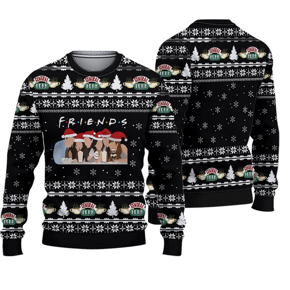 Friends Movie TV Show Love Ugly Christmas Sweater For Men & Women Christmas Gift Sweater BH594 - WeCustomit