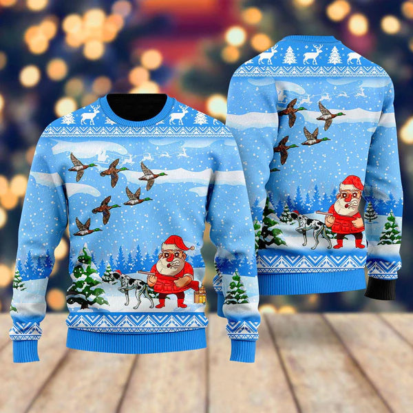 Duck Hunting Christmas Ugly Christmas Sweater For Men & Women Christmas Gift Sweater US1062 - WeCustomit