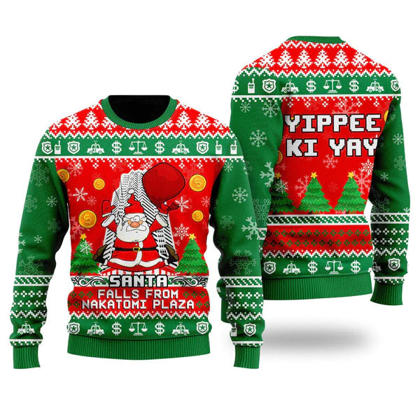 Funny Santa Claus Ugly Christmas Sweater For Men & Women Christmas Gift Sweater US2300 - WeCustomit