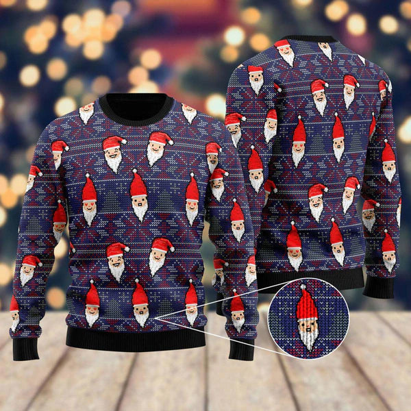 Funny Santa Christmas Ugly Christmas Sweater For Men & Women Christmas Gift Sweater US1589 - WeCustomit