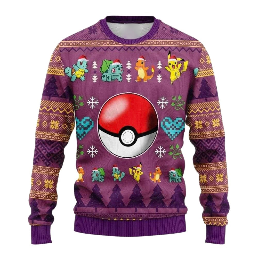 PKM Ball Ugly Christmas Sweater For Men & Women Christmas Gift Thanksgiving Sweater US4334 - WeCustomit