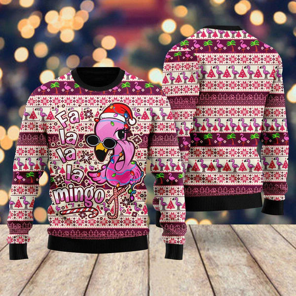 Fa La La Mingo Ugly Christmas Sweater For Men & Women Christmas Gift Sweater US2203 - WeCustomit