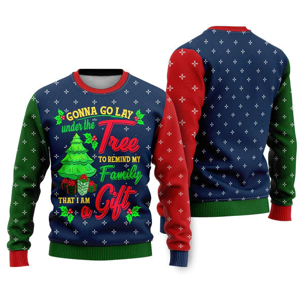 Family Christmas Tree Ugly Christmas Sweater For Men & Women Christmas Gift Sweater US1374 - WeCustomit