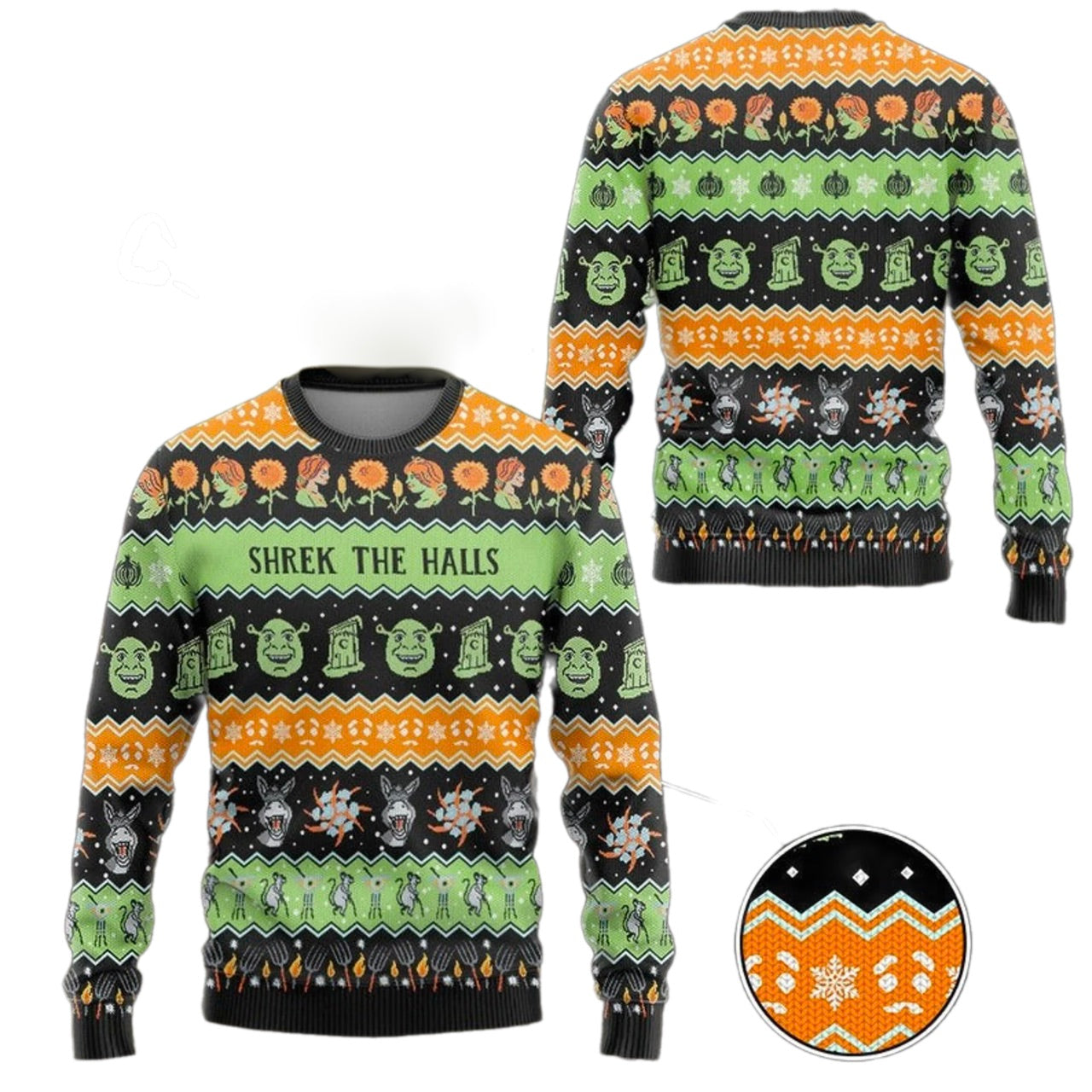 Shek Ugly Christmas Sweater For Men & Women Christmas Gift Thanksgiving Sweater US4400 - WeCustomit