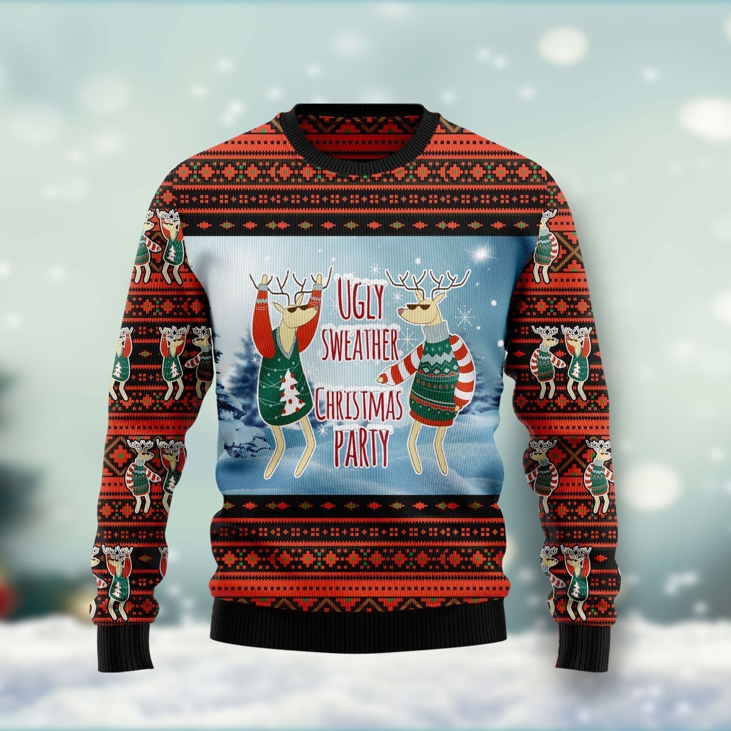 Christmas Party Ugly Christmas Sweater For Men & Women Christmas Gift Sweater US3150 - WeCustomit