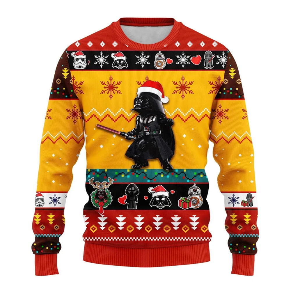 Anakin Skywalker Stormtrooper Ugly Christmas Sweater For Men & Women Christmas Gift Sweater US3881 - WeCustomit