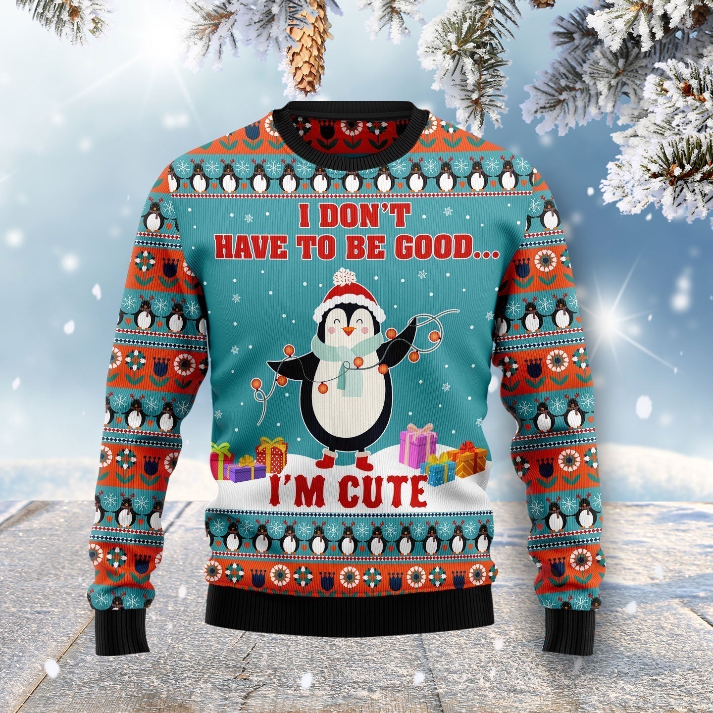 Penguins Ugly Christmas Sweater For Men & Women Christmas Gift Sweater US1942 - WeCustomit