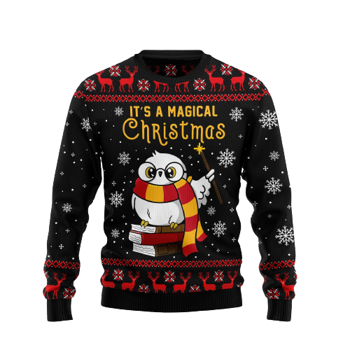 Magical Christmas Ugly Christmas Sweater For Men & Women Christmas Gift Sweater US1537 - WeCustomit