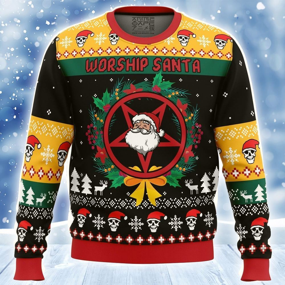 Funny Santa Ugly Christmas Sweater For Men & Women Christmas Gift Sweater US3435 - WeCustomit