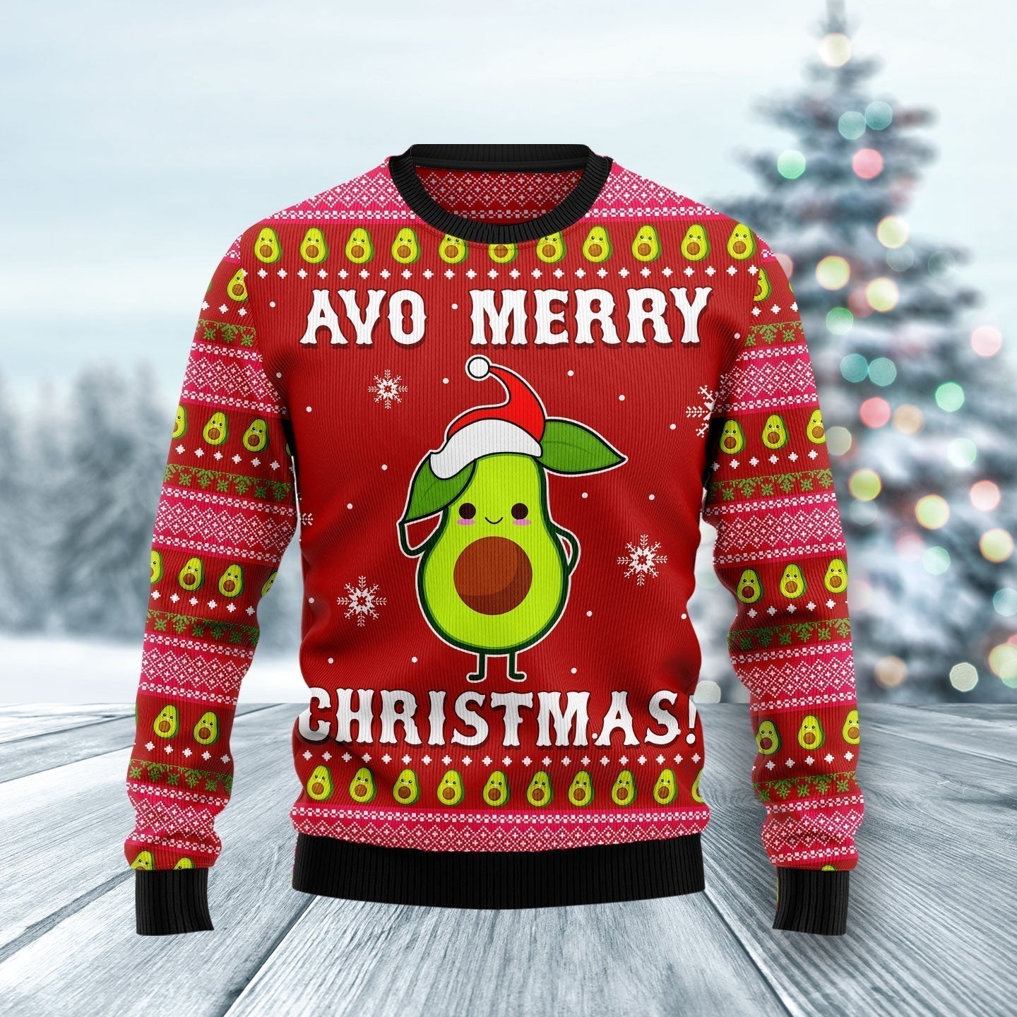 Avo Merry Christmas Ugly Christmas Sweater For Men & Women Christmas Gift Sweater US1855 - WeCustomit