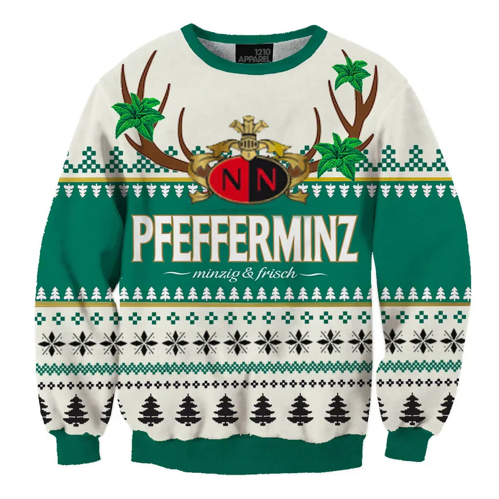 Unisex NB-PFminz 3D Ugly Christmas Sweater For Men & Women Christmas Gift Sweater BH1236 - WeCustomit