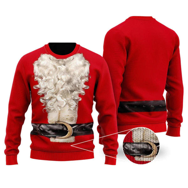Santa Claus Christmas Ugly Christmas Sweater For Men & Women Christmas Gift Sweater US1066 - WeCustomit