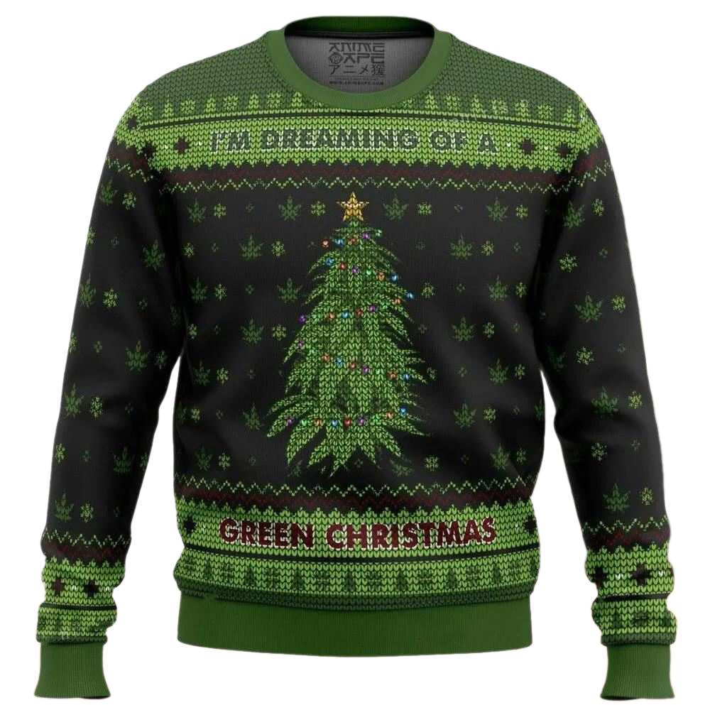 I'm Dreaming Of A Green Ugly Christmas Sweater For Men & Women Christmas Gift Sweater US2750 - WeCustomit