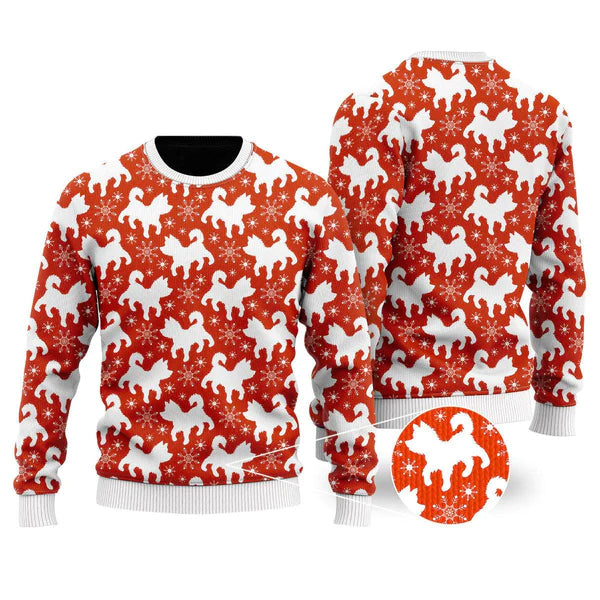 Merry Dogmas Ugly Christmas Sweater For Men & Women Christmas Gift Sweater US1605 - WeCustomit