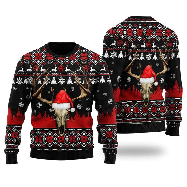 Deer Hunting Christmas Ugly Christmas Sweater For Men & Women Christmas Gift Sweater US1377 - WeCustomit