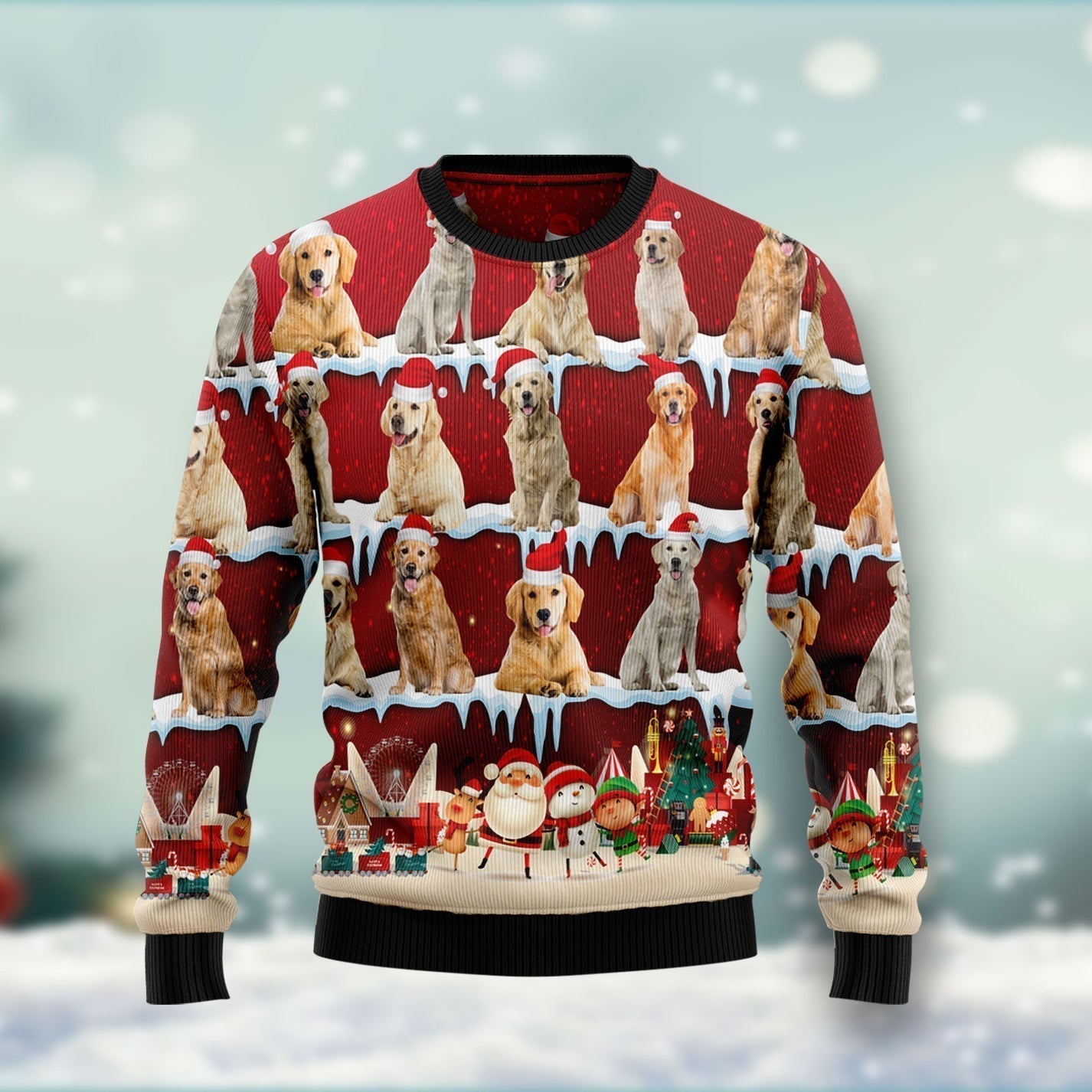Cute Dog Ugly Christmas Sweater For Men & Women Christmas Gift Sweater US1487 - WeCustomit