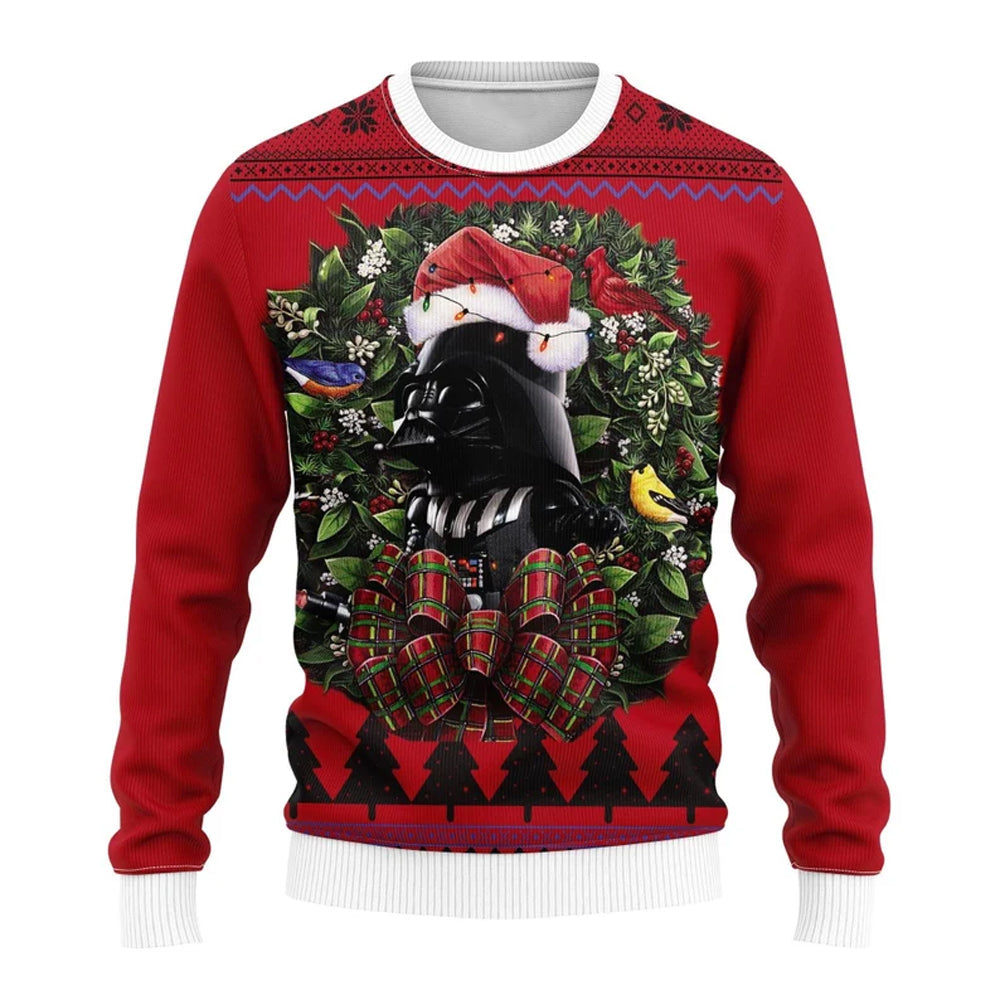 Trooper Da.rth Va.der Red Ugly Christmas Sweater For Men & Women Christmas Gift Sweater US3882 - WeCustomit