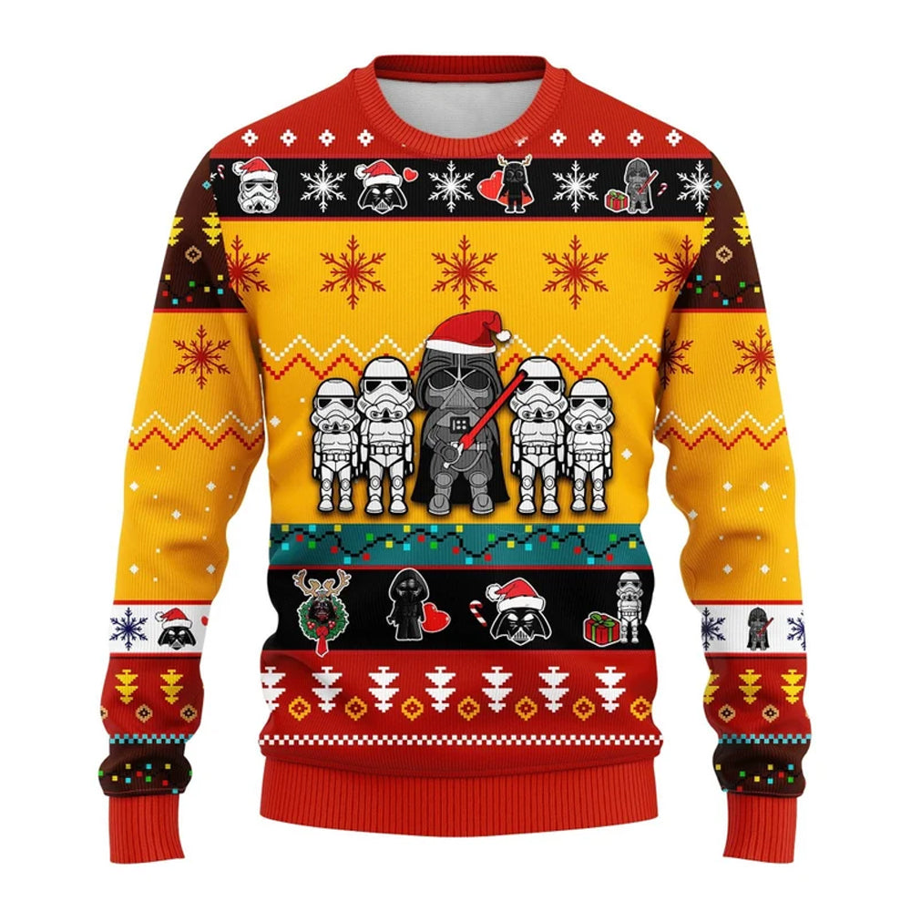 Team Star.wars Galaxy Christmas Party Ugly Christmas Sweater For Men & Women Christmas Gift Sweater US3889 - WeCustomit