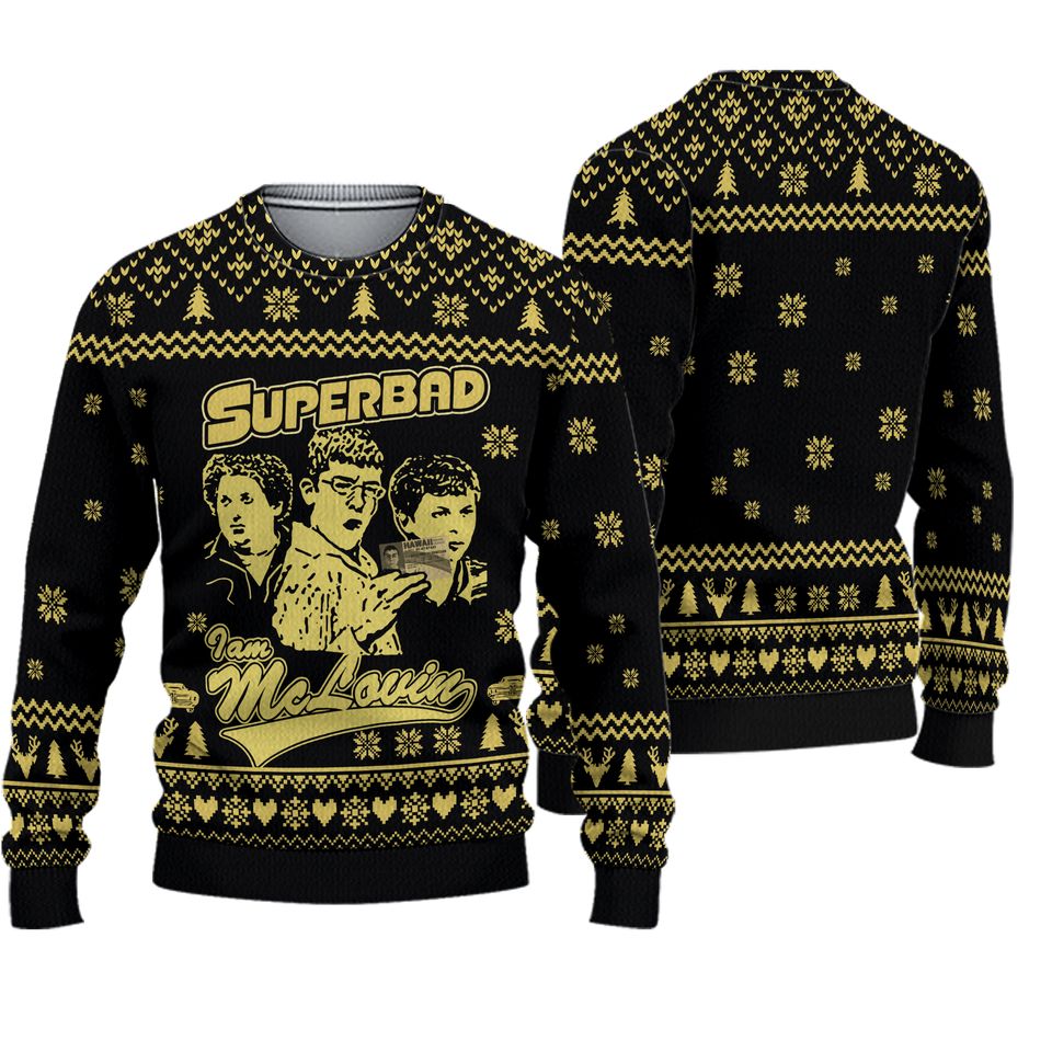 I Am Mclovin Superbad Ugly Christmas Sweater For Men & Women Christmas Gift Sweater BH564 - WeCustomit