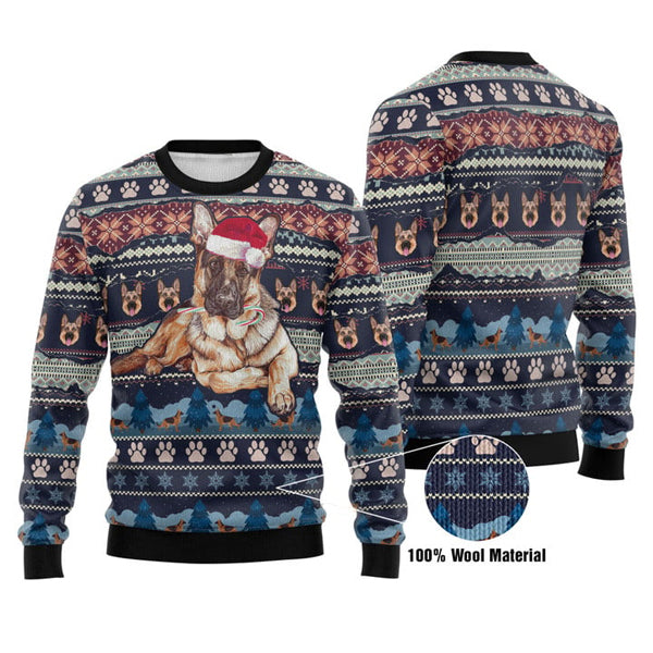 Dog And Christmas Ugly Christmas Sweater For Men & Women Christmas Gift Sweater US3237 - WeCustomit