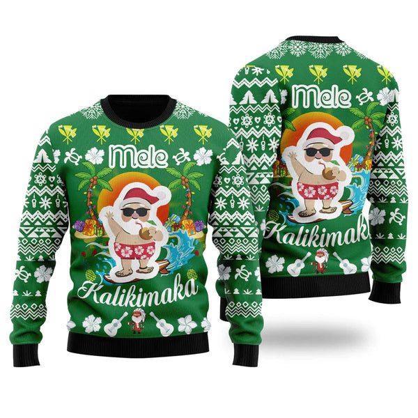 Santa Funny Ugly Christmas Sweater For Men & Women Christmas Gift Sweater US1990 - WeCustomit